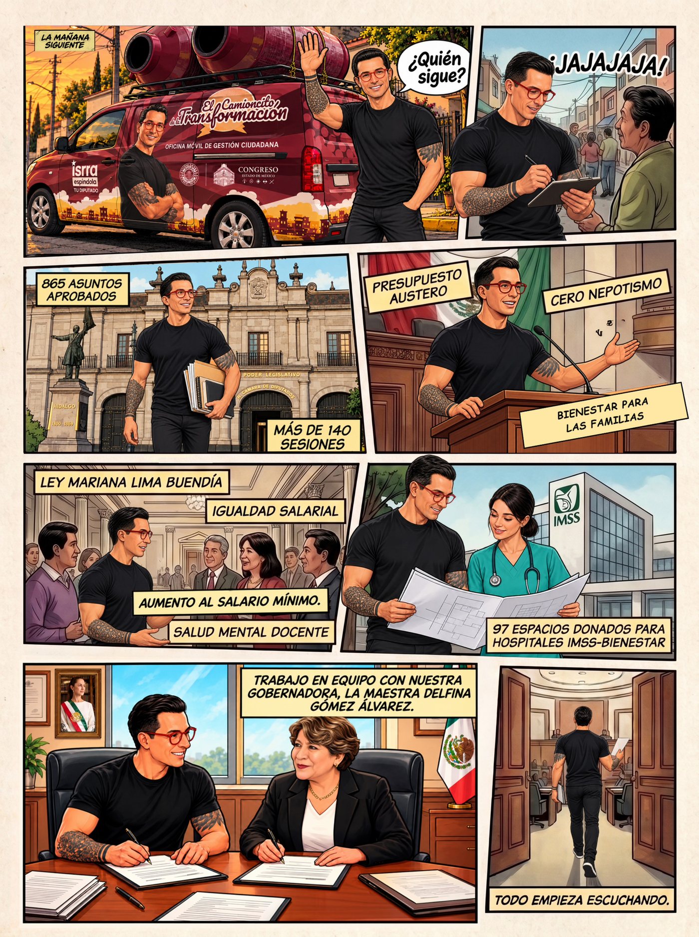 Página 14 del cómic Crónicas de un Diputado